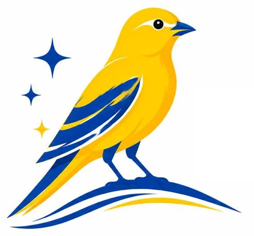 Canario de canarylux, símbolo de la marca